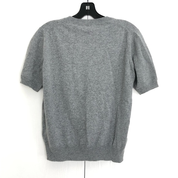 Burberry London knit cardigan and knit short sleeves tee set Grey medium - Picture 6 of 12